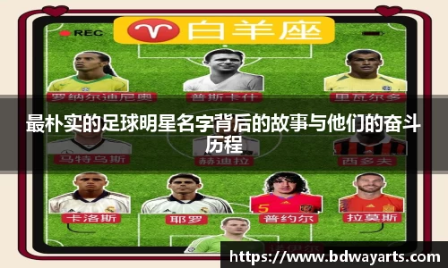 最朴实的足球明星名字背后的故事与他们的奋斗历程